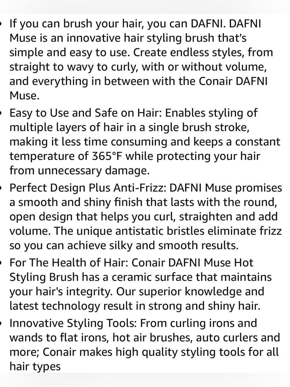 NWT DAFNI x Conair Muse Hair Styling Hot Brush - Picture 14 of 15